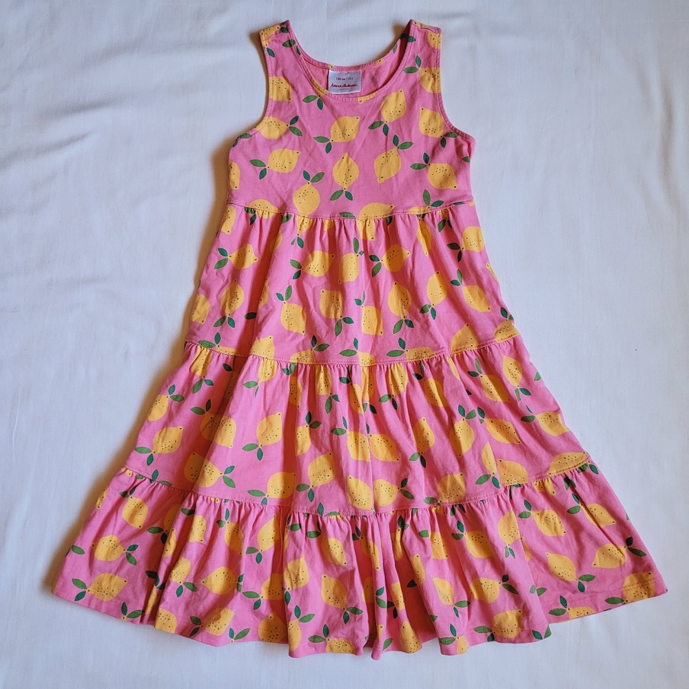 Hanna Andersson Sz8 Lemon Tank Dress